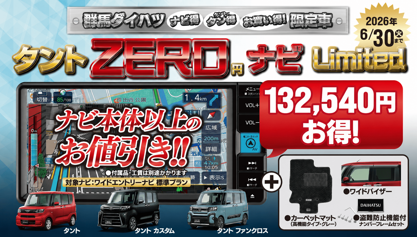 サイトトップ | 群馬ダイハツ自動車株式会社